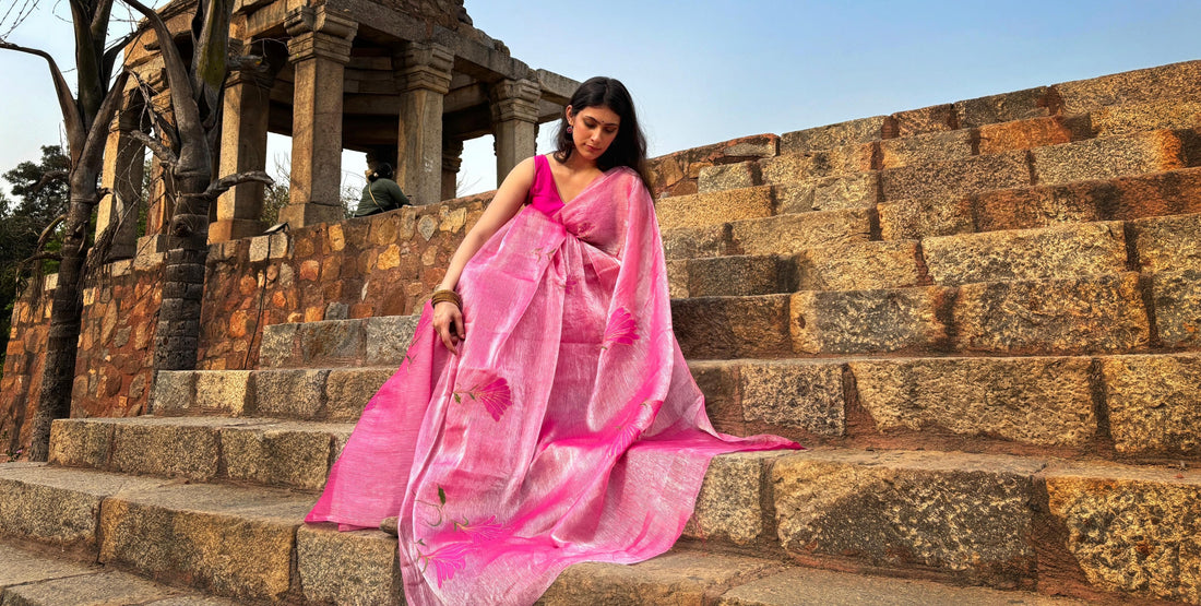 Hot Pink to Blush—The Pink Saree Trend Everyone’s Wearing RN