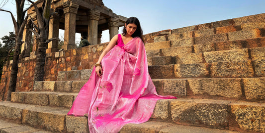 Hot Pink to Blush—The Pink Saree Trend Everyone’s Wearing RN